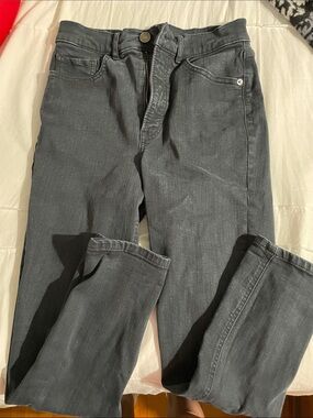 Express Charcoal Black Mom Jeans